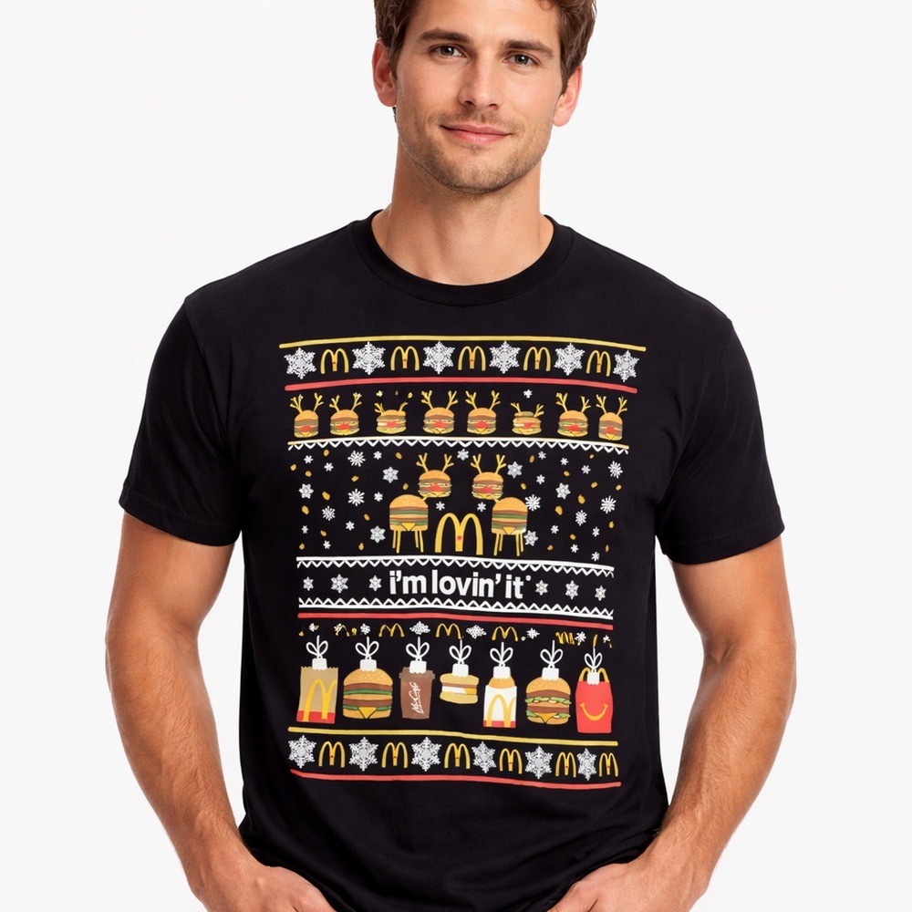 McDonald’s Christmas Hamburger T-Shirt
